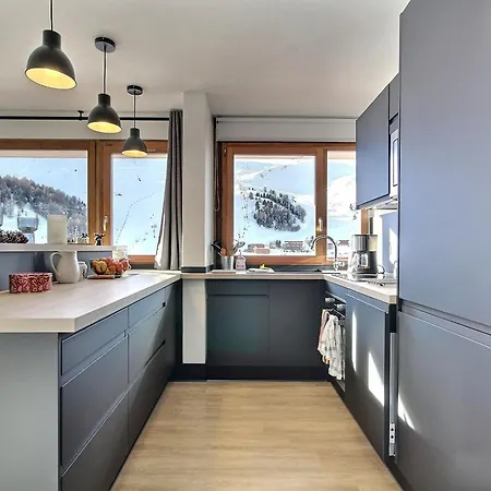 Rénové 3/4 Pièces, Grand Balcon, 8 Personnes, Accès Pistes - Fr-1-455-75 La Plagne